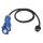 CEE Adapter Cord Weingärtner Kabel, 1.5 m with plug and CEE coupling