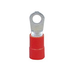   Isolierter Ringkabelschuh 0,5 - 1,0 mm² HR2M4, rot (100 Stück)