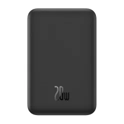   Baseus mágneses mini powerbank, 5000 mAh, USB-C, 20 W (fekete)