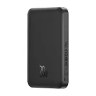 Baseus mágneses mini powerbank, 5000 mAh, USB-C, 20 W (fekete)