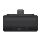 Baseus Compact powerbank 5000 mAh, 20 W, USB-C, fekete