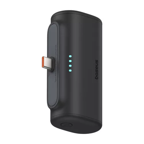 Baseus Compact powerbank 5000 mAh, 20 W, USB-C, fekete