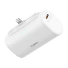 Baseus Compact powerbank, 5000 mAh, 20 W (fehér)