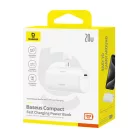Baseus Compact powerbank, 5000 mAh, 20 W (fehér)