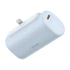 Baseus Compact 5000 mAh 20 W powerbank Lightning-csatlakozóval, kék