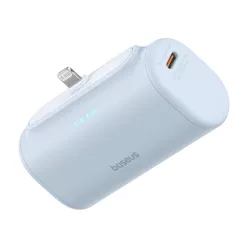   Baseus Compact 5000 mAh 20 W powerbank Lightning-csatlakozóval, kék