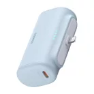 Baseus Compact 5000 mAh 20 W powerbank Lightning-csatlakozóval, kék