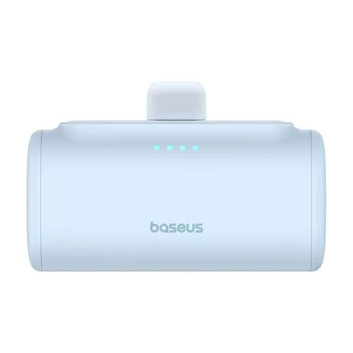 Baseus Compact 5000 mAh 20 W powerbank Lightning-csatlakozóval, kék
