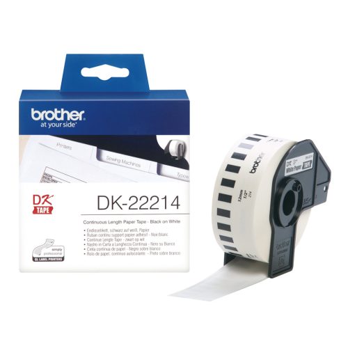 Brother DK-22214 fehér eredeti öntapadós szalagcímke 12mm