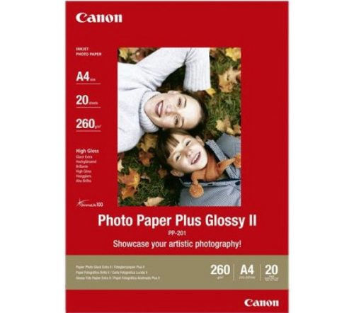 Canon PP-201 fényes eredeti fotópapír (A/4, 20 lap, 265g, 2311B019)