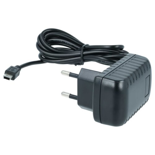 VHBW Mini USB Töltő Mitac Mio, Asus, Creative, E-Ten készülékekhez - 1,0 A / 5 V