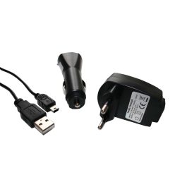   Charger Set suitable for Belkin, Vodafone, Grundig, Sony-Ericsson Sat Nav - In Car Charger Adapter, Mains Adap