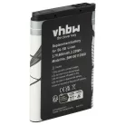 VHBW Mobile Phone Battery for Blu N5B80T - 600 mAh 3.7 V Li-Ion