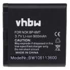 VHBW Mobile Phone Battery for Nokia BL-6MT, BP-6MT - 900 mAh 3.7 V Li-Ion
