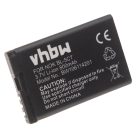 VHBW Mobiltelefon akkumulátor  Nokia BL-5CT-hez - 800 mAh 3,7 V Li-Ion