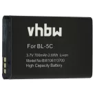 VHBW Mobiltelefon Akku Nokia BL-5CA für Telefon - 700 mAh 3,7 V Li-Ion