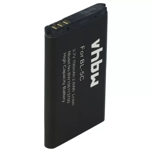VHBW Mobiltelefon Akku Nokia BL-5CA für Telefon - 700 mAh 3,7 V Li-Ion