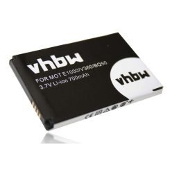   Mobiltelefon akkumulátor  Motorola BA250, BQ50, BT50, 77751, 77863, CFNN1037 - 700 mAh 3,7 V Li-Ion