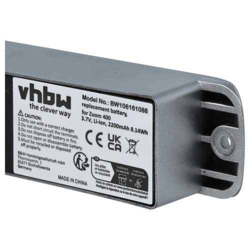 VHBW GPS Akku Garmin 011-01451-00, 010-10863-00 - 2200 mAh 3,7 V Li-Ion