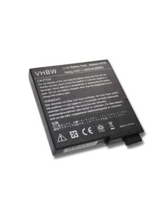   Notebook akkumulátor  Fujitsu-Siemens 23-UD4000-3A, 23UD40003A - 4400 mAh 14,8 V Li-Ion, fekete