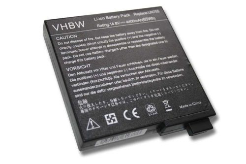 Notebook akkumulátor  Fujitsu-Siemens 23-UD4000-3A, 23UD40003A - 4400 mAh 14,8 V Li-Ion, fekete