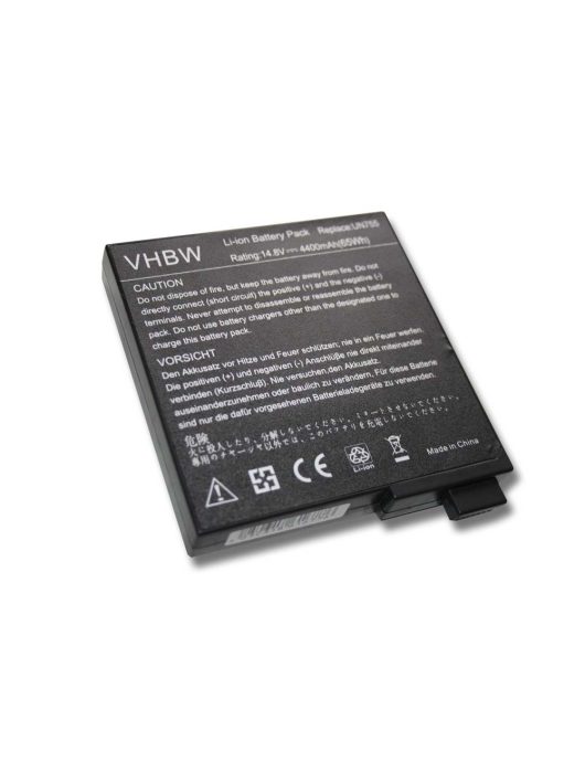 Notebook akkumulátor  Fujitsu-Siemens 23-UD4000-3A, 23UD40003A - 4400 mAh 14,8 V Li-Ion, fekete