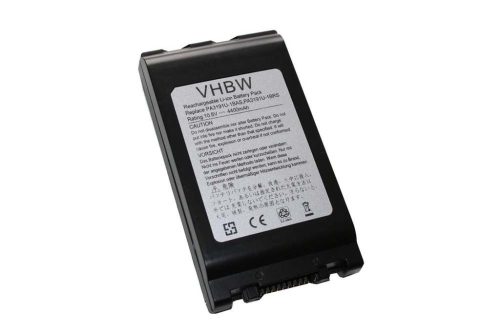 Notebook akkumulátor  Toshiba PA3084U-1BRS, PA3084U-1BAS - 4400 mAh 10,8 V Li-Ion, fekete