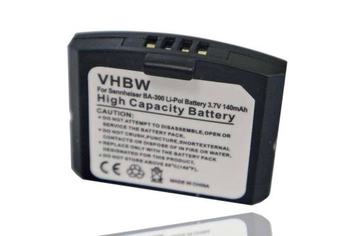 Vezeték nélküli fejhallgató akku Sennheiser BA300, BA-300, 500898, 523306 - 140 mAh 3,7 V Li-polymer