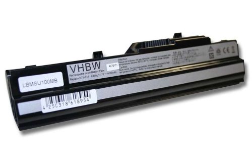 Notebook akkumulátor  40025611, 3715A-MS6837D1, 14L-MS6837D1 - 4400 mAh 11,1 V Li-Ion, fekete