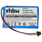 VHBW GPS Akku Maxell ICP553450 Ersatz - 1200 mAh 3,7 V Li-Ion