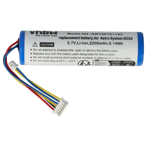 VHBW Hundetrainer Akku 010-10806-01, 010-10806-20, 010-10806-00 - 2200 mAh 3,7 V Li-Ion