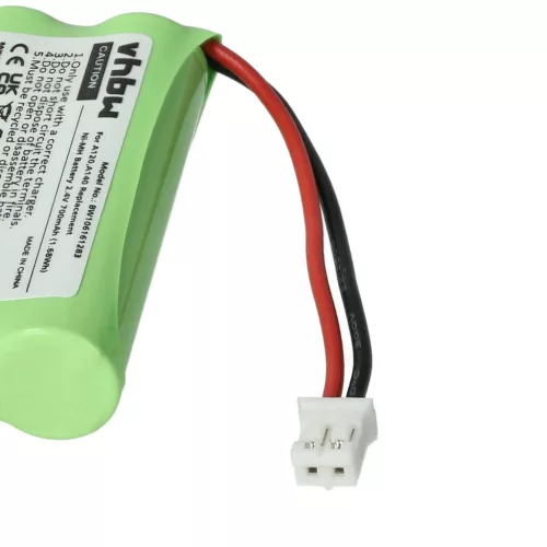 VHBW Vezetékes telefon akku 55AAAHR2BMX, 220382C1, 220436C1, 41AAAH2BMX - 700 mAh 2,4 V NiMH
