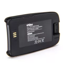   VHBW Mobile Phone Battery Samsung BST4389BE - 600 mAh 3.7 V Li-Ion + Back Cover