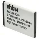 VHBW Mobile Phone Battery for Samsung AB043446LA, AB043446BC, AB043446BE - 600 mAh 3.7 V Li-Ion