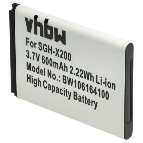 Mobiltelefon akkumulátor  Samsung AB043446LA, AB043446BC, AB043446BE - 600 mAh 3,7 V Li-Ion