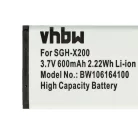VHBW Mobile Phone Battery for Samsung AB043446LA, AB043446BC, AB043446BE - 600 mAh 3.7 V Li-Ion