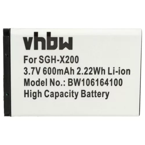 VHBW Mobile Phone Battery for Samsung AB043446LA, AB043446BC, AB043446BE - 600 mAh 3.7 V Li-Ion