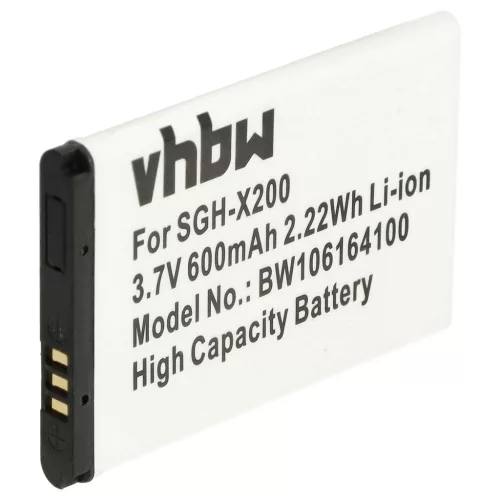 VHBW Mobile Phone Battery for Samsung AB043446LA, AB043446BC, AB043446BE - 600 mAh 3.7 V Li-Ion