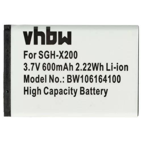 VHBW Mobile Phone Battery for Samsung AB043446LA, AB043446BC, AB043446BE - 600 mAh 3.7 V Li-Ion