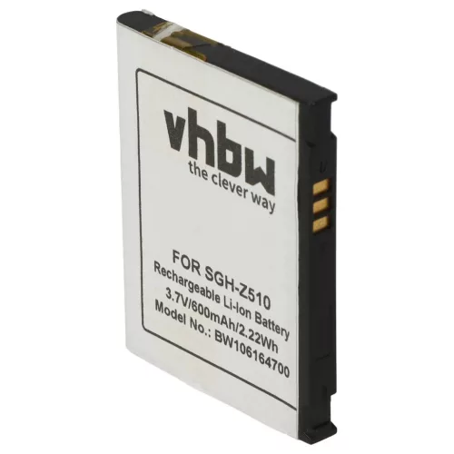 VHBW Mobile Phone Battery for Samsung BST4048BES/STD - 600 mAh 3.7 V Li-Ion