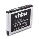 VHBW Mobile Phone Battery Samsung AB603443CU, AB603443CC, AB603443CE - 900 mAh 3.7 V Li-Ion