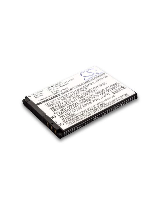 Mobiltelefon akku Sagem 194/07 SN4, 287079530, 252636053, 252785306 - 750 mAh 3,7 V Li-Ion - Okostelefon akku