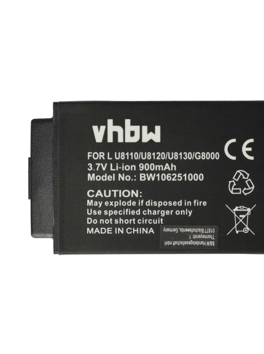 Mobiltelefon akkumulátor  LG BSL-42G-hez - 900 mAh 3,7 V Li-Ion