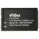 VHBW Mobile Phone Battery for LG GM205, KP100, KP105, KP106 Ruby, KP130, KP170, KP210 Aries, KP215 Scorpius, KP230