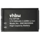 VHBW Mobile Phone Battery for LG IP-430a - 600 mAh 3.7 V Li-Ion