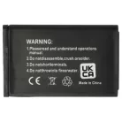 VHBW Mobile Phone Battery for LG IP-430a - 600 mAh 3.7 V Li-Ion
