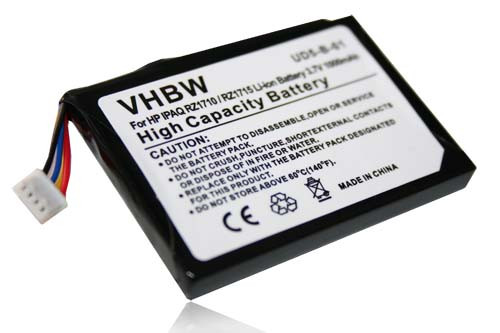 VHBW GPS Akku 365748-001, 367194-001, 365748-005 - 1000 mAh 3,7 V Li-Ion