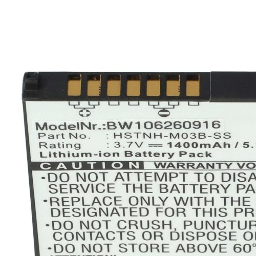 VHBW Mobile Phone Battery for HP IPAQ 360136-001, FA285A, FA286A, 364401-001 - 1500 mAh 3.7 V Li-Ion - Smartphone Battery