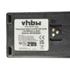 VHBW Radioakku Motorola NTN7143B, NTN7143C, NTN7143A, NTN7143 - 1800 mAh 7,5 V NiMH + Gürtelclip