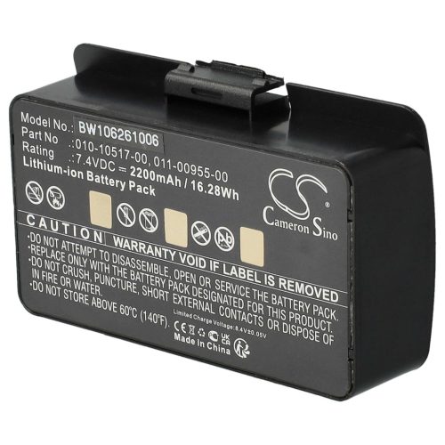 VHBW GPS Akku 010-10517-00, 010-10517-01, 011-00955-00, 01070800001 - 2200 mAh 7,4 V Li-Ion